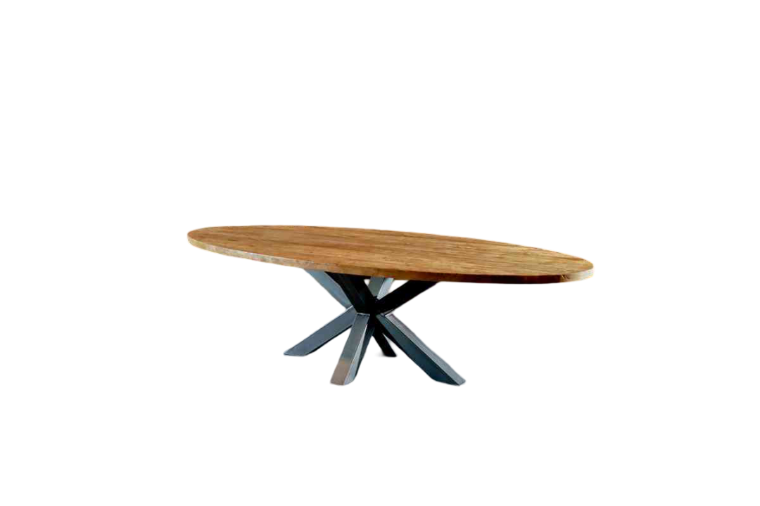 Oval Table Iron Base